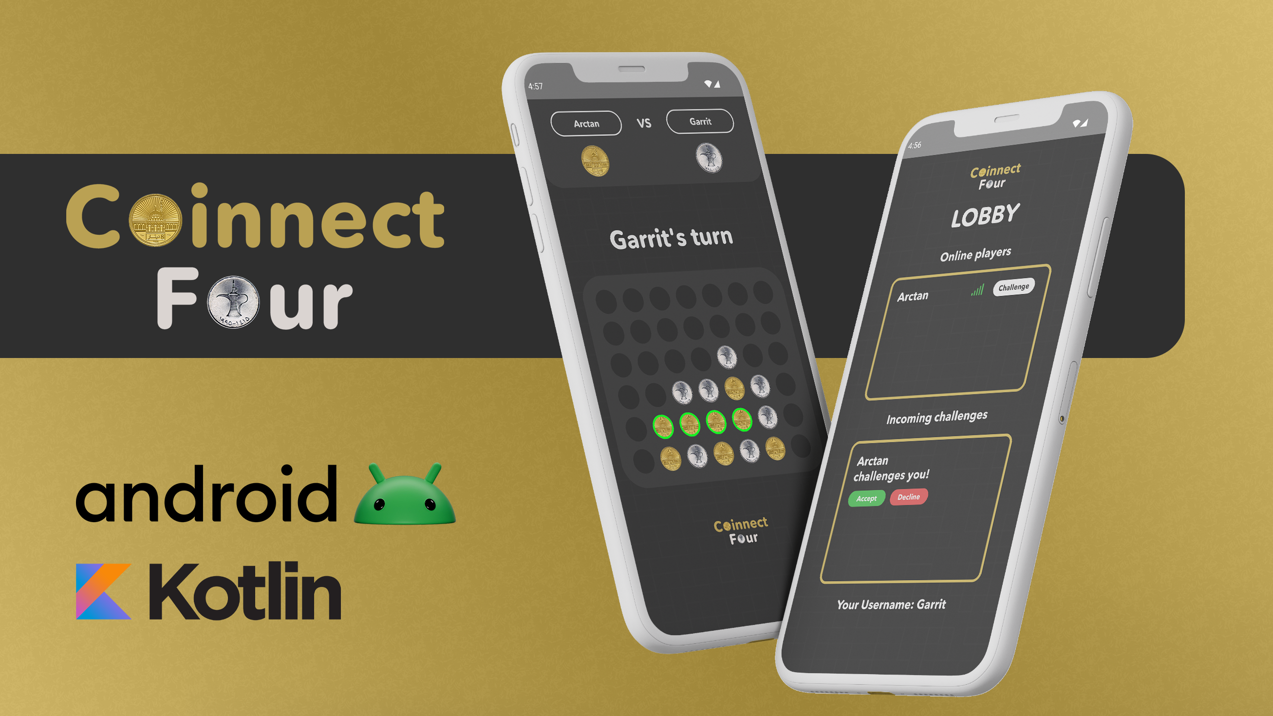 Coinnect Four project screenshot