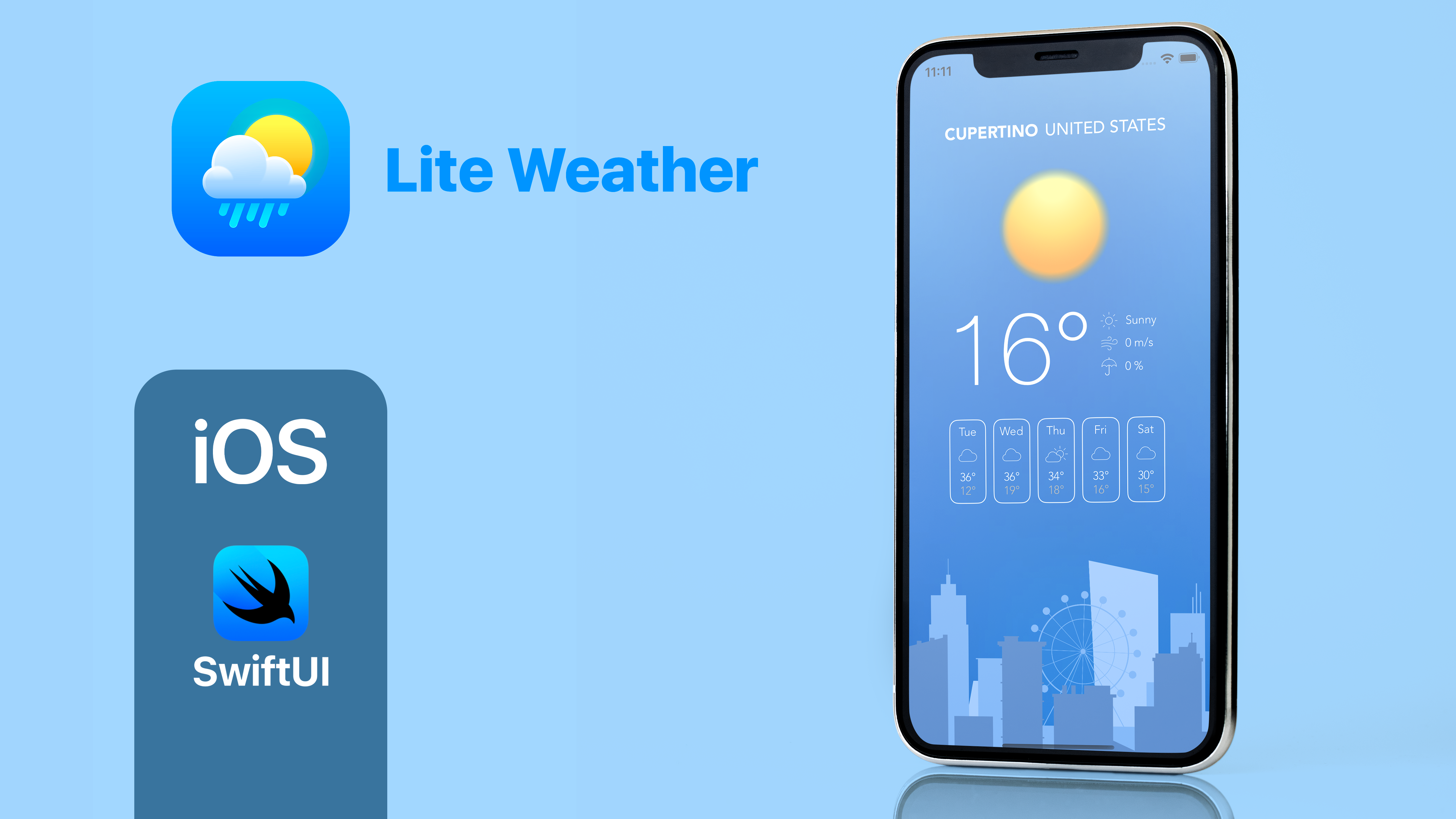 Lite Weather project screenshot